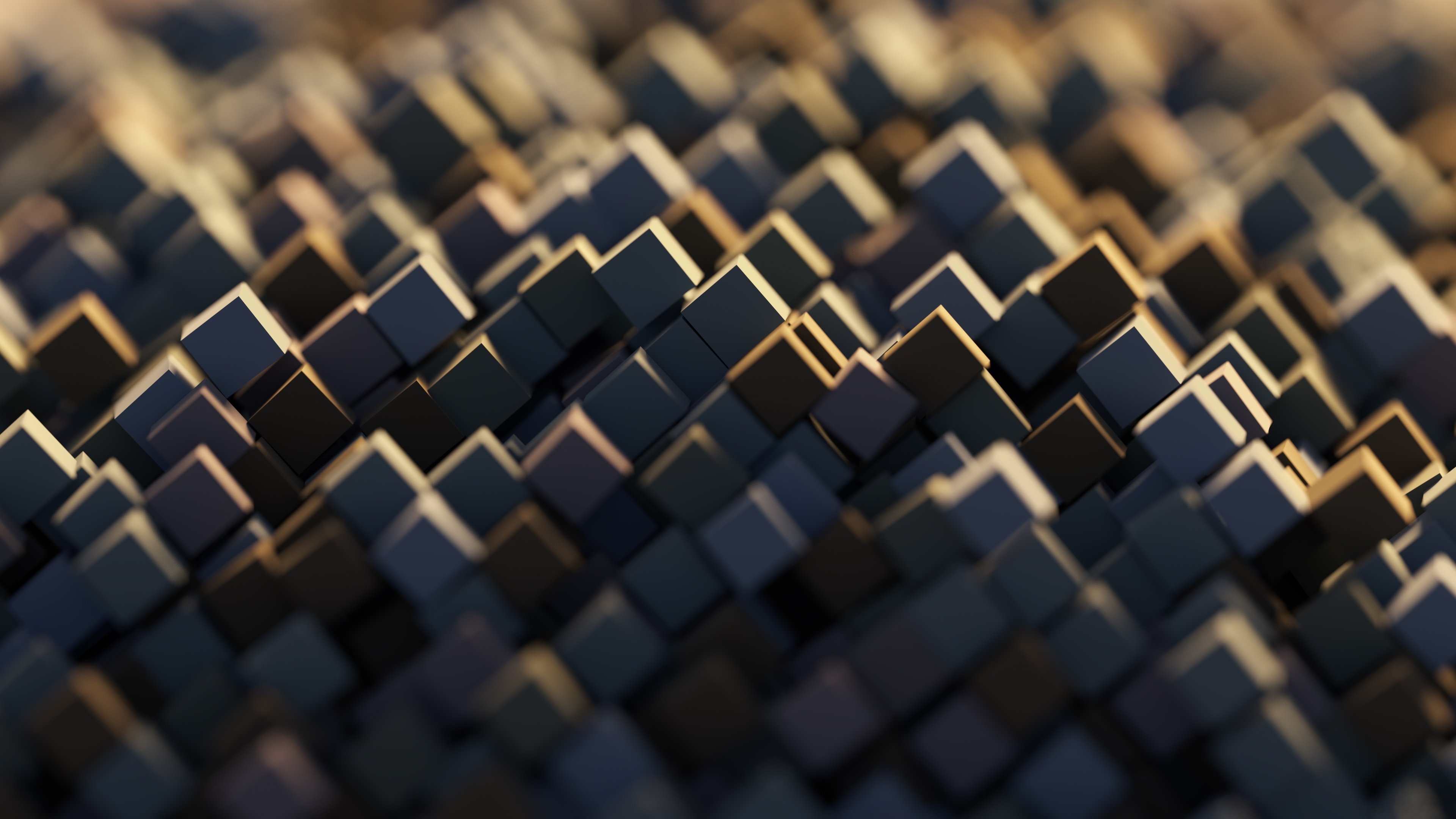 Abstract 3D Cubes Wallpaper, HD Abstract