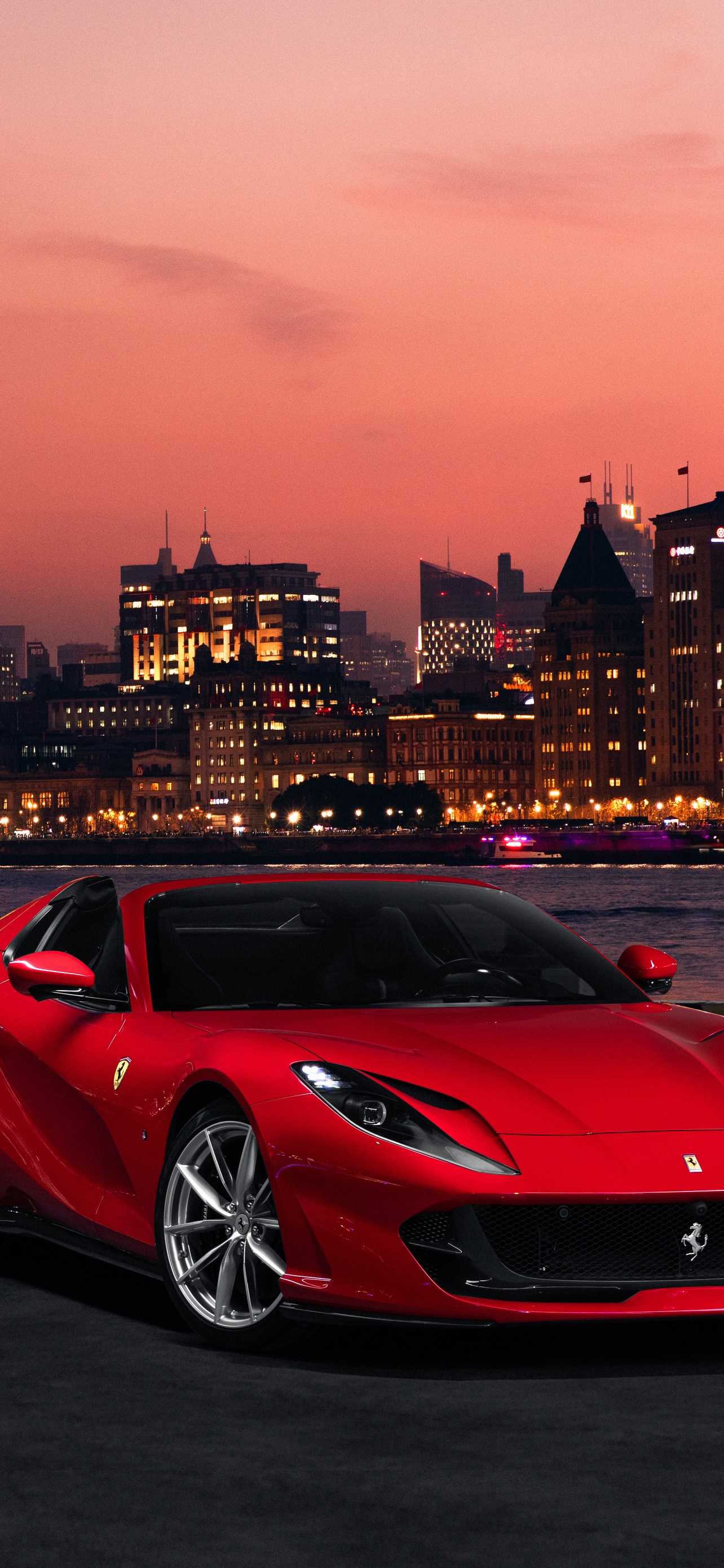 Ferrari 812 GTS Wallpaper 4K, Red cars, 5K