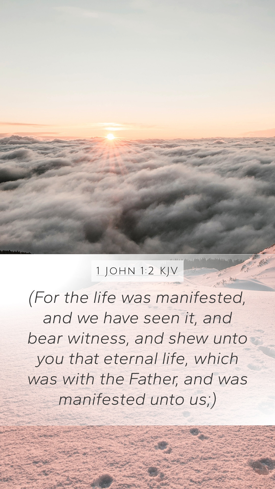John 1:2 KJV Mobile Phone Wallpaper