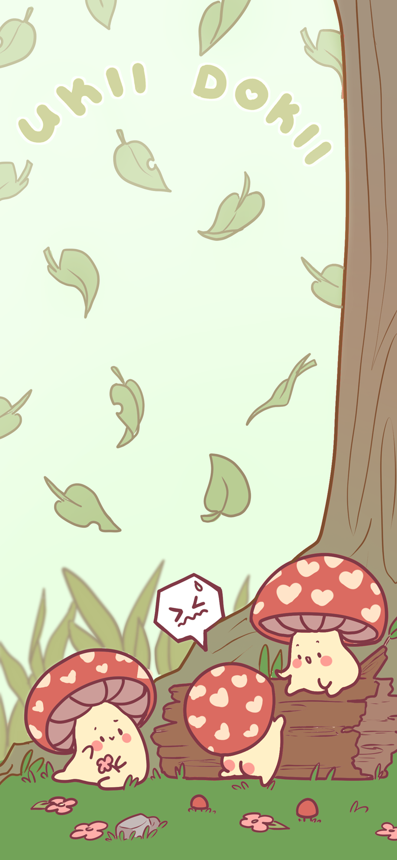 Mushroom Wallpaper Tan's Ko Fi