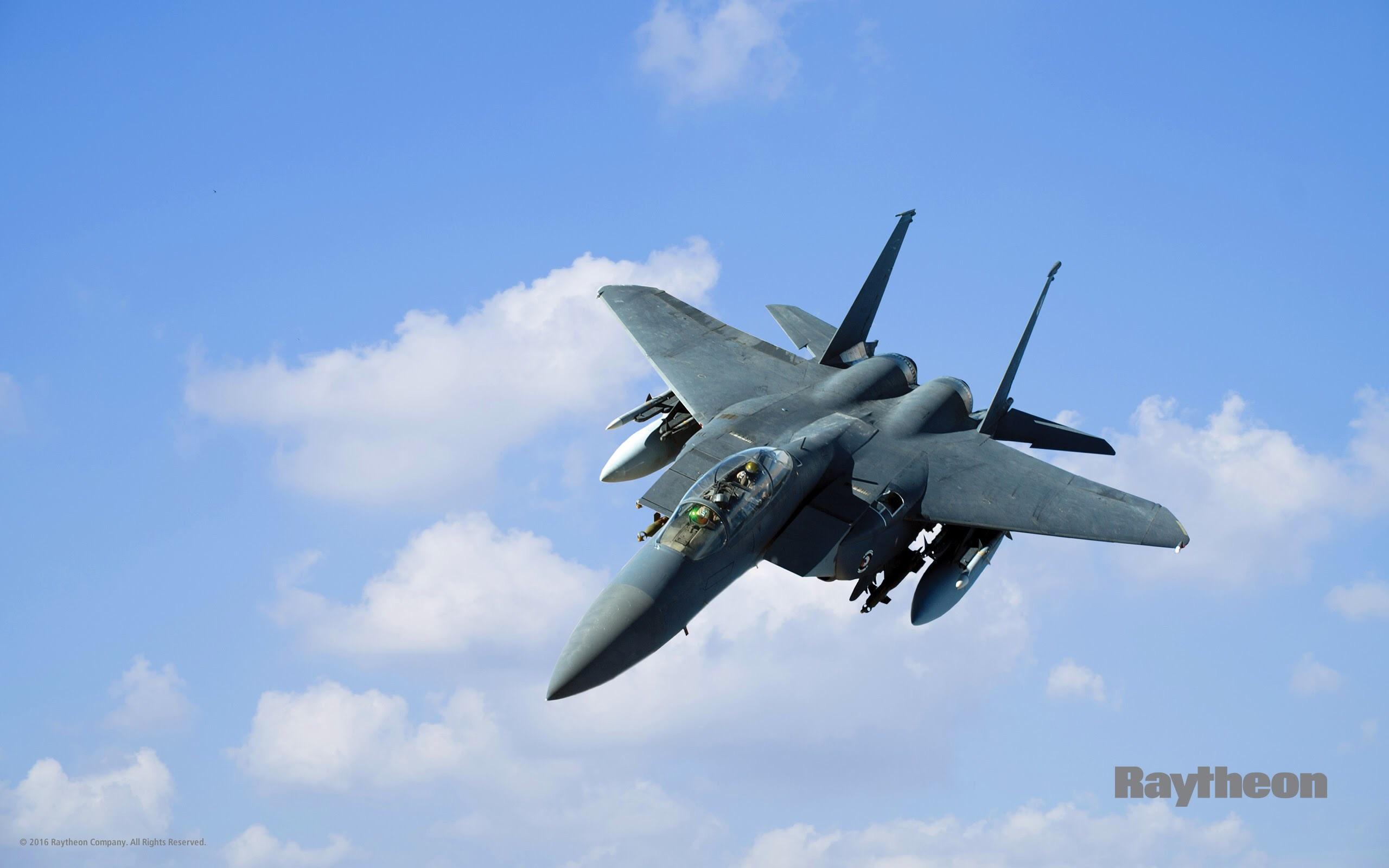 F 15 Wallpaper Courtesy Of Raytheon