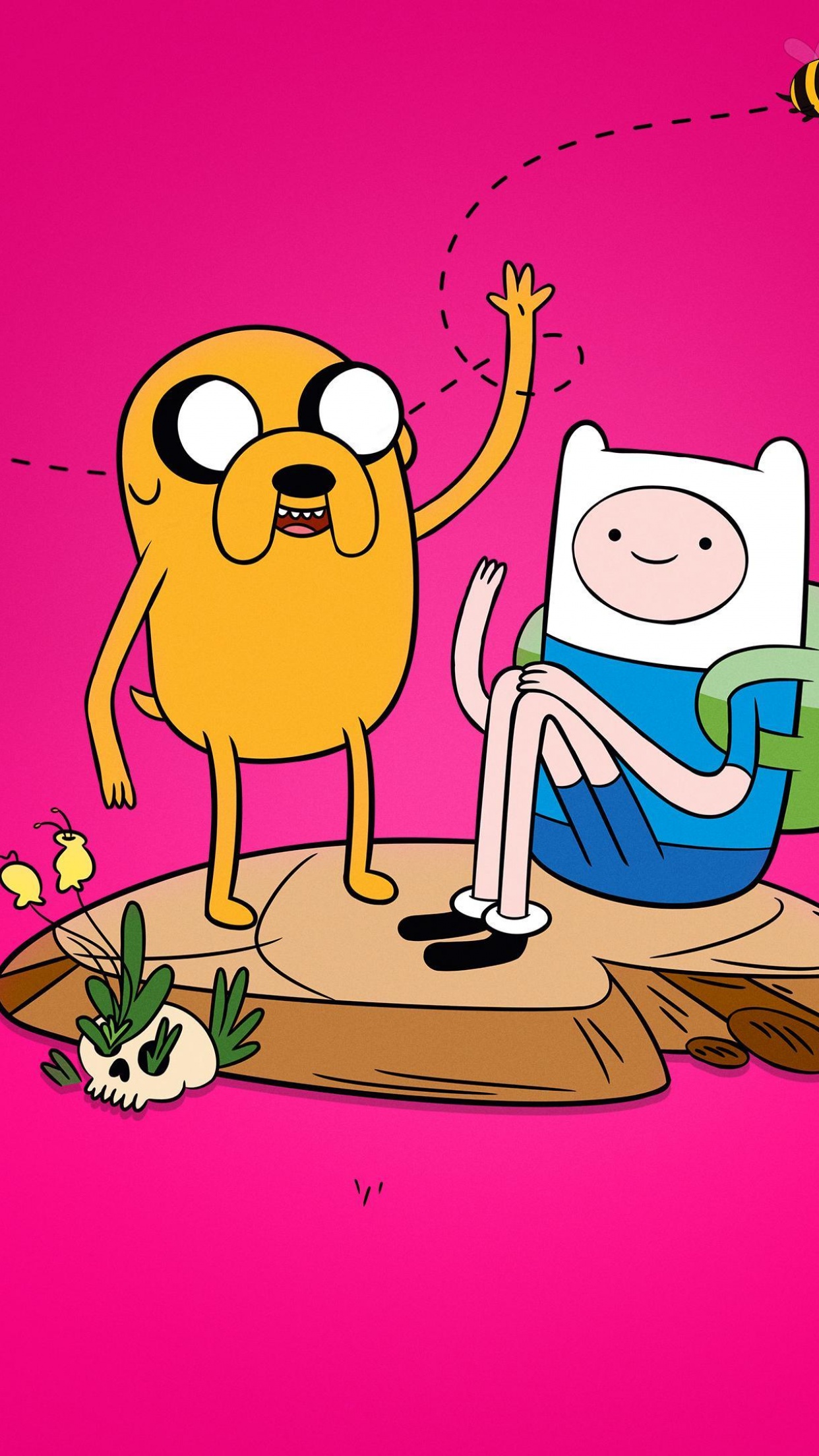 Wallpaper 4K, Adventure Time, Jake, Finn