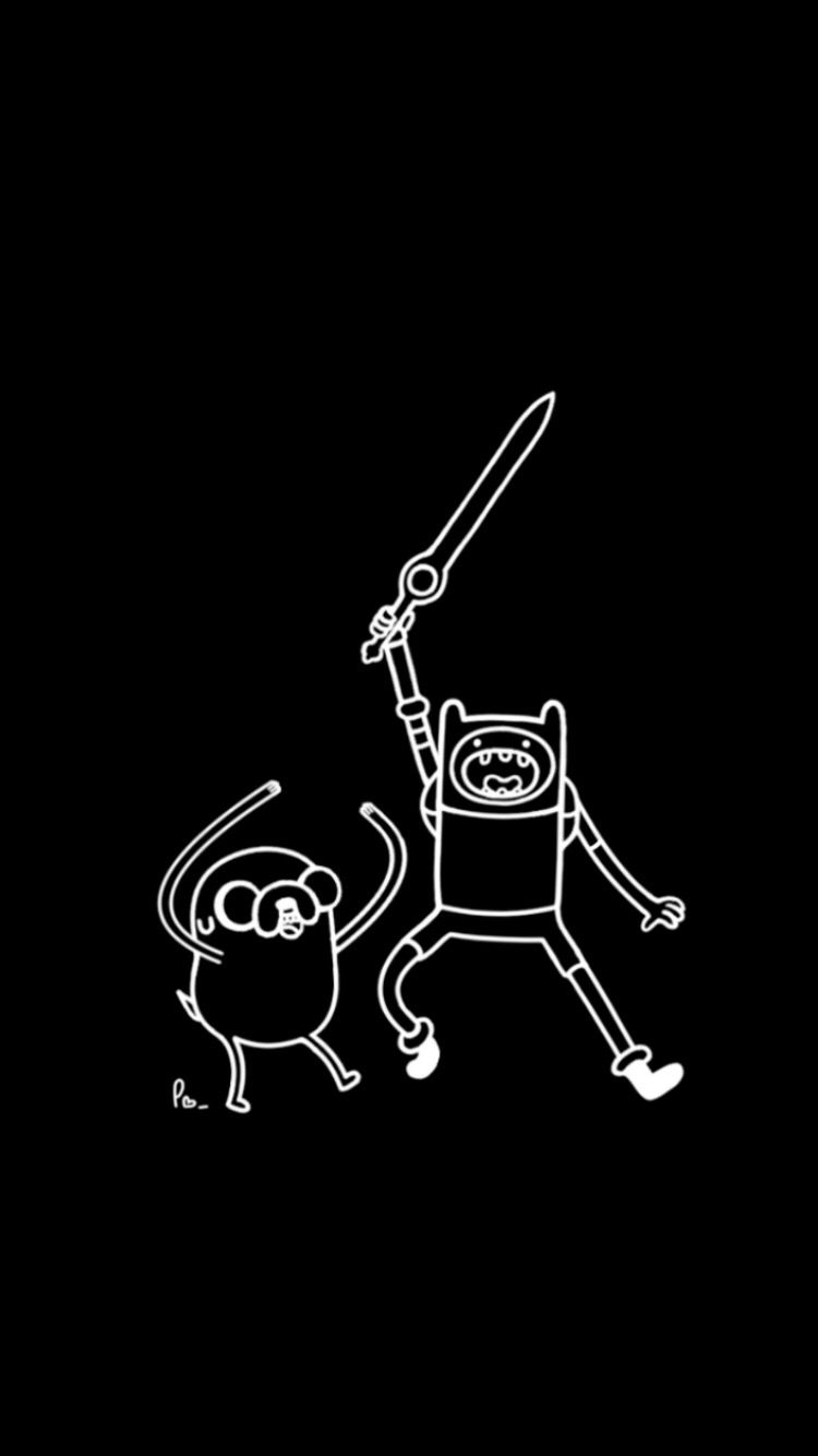 Jake minimalistic wallpaper for iphone8