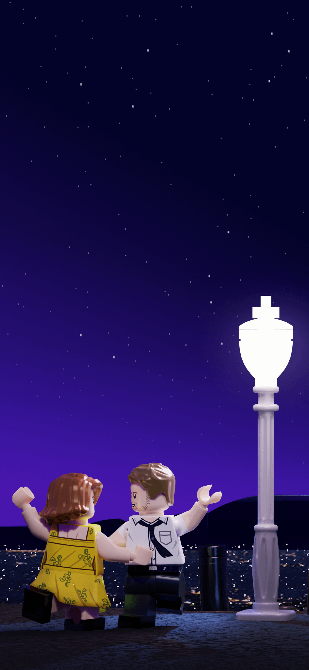 LEGO La La Land Phone Wallpaper