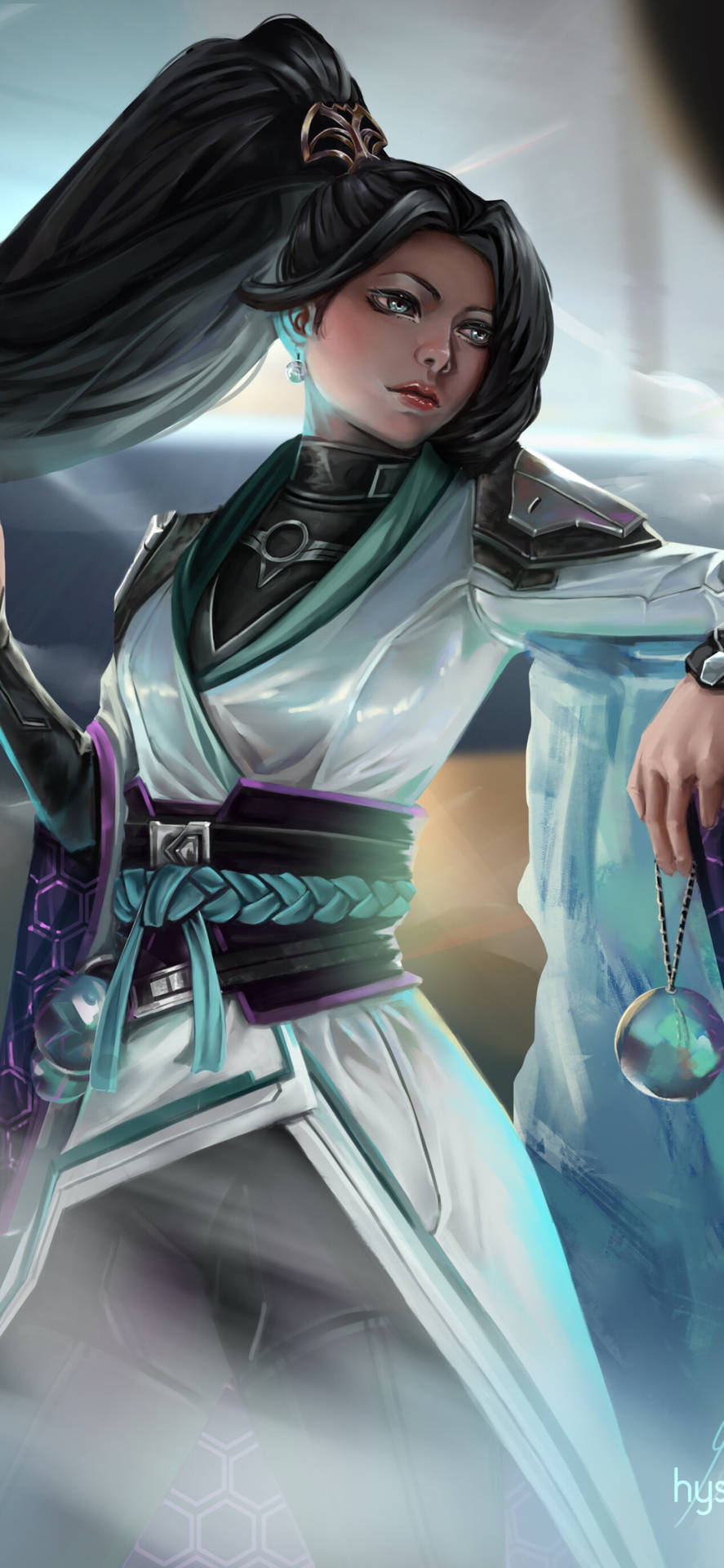 Valorant iPhone With Sage Wallpaper