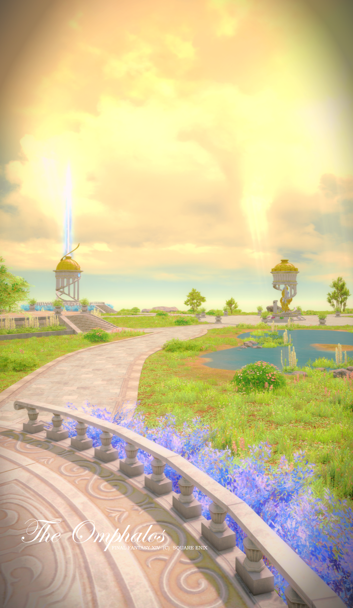 various FFXIV scenery