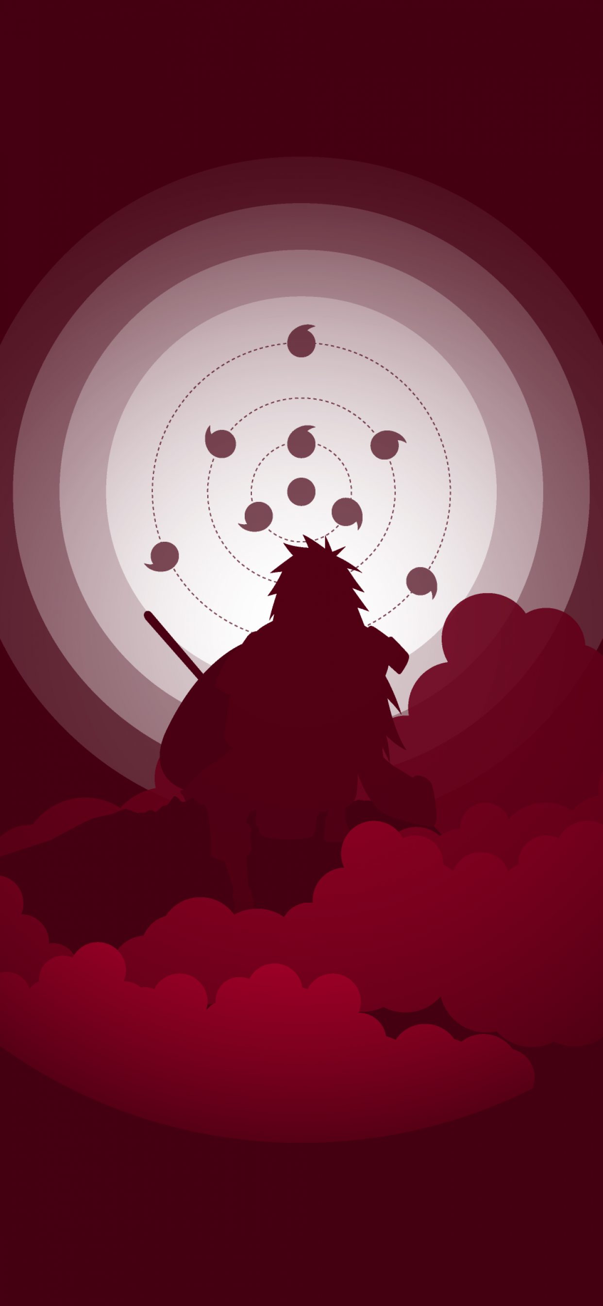 Madara Uchiha Wallpaper 4K, Minimalist