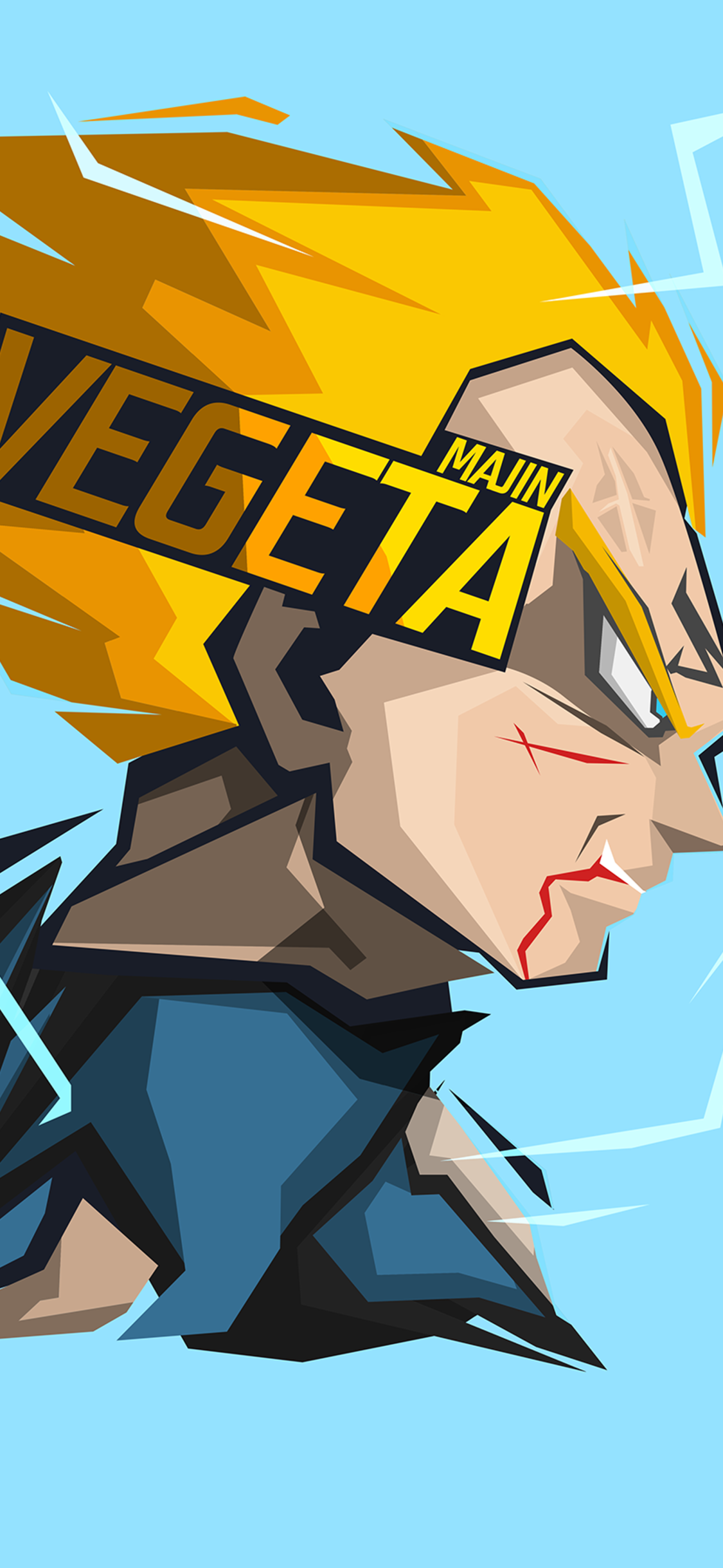 Vegeta (Dragon Ball) Phone Wallpaper