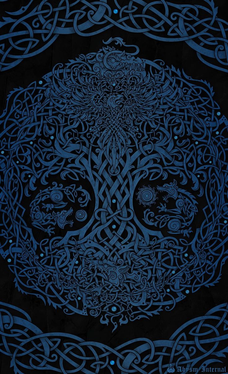 Desktop Wallpaper. Norse style Art