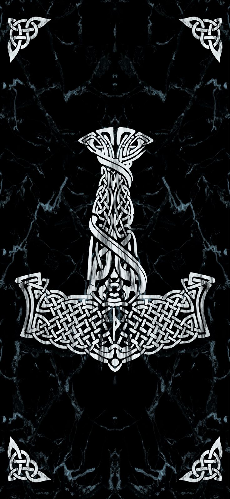 Mjolnir Tattoo Design