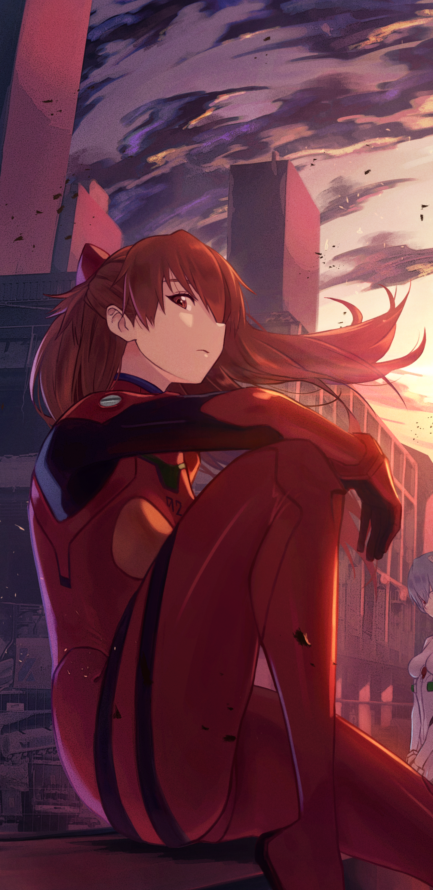 Asuka Langley Sohryu Phone Wallpaper