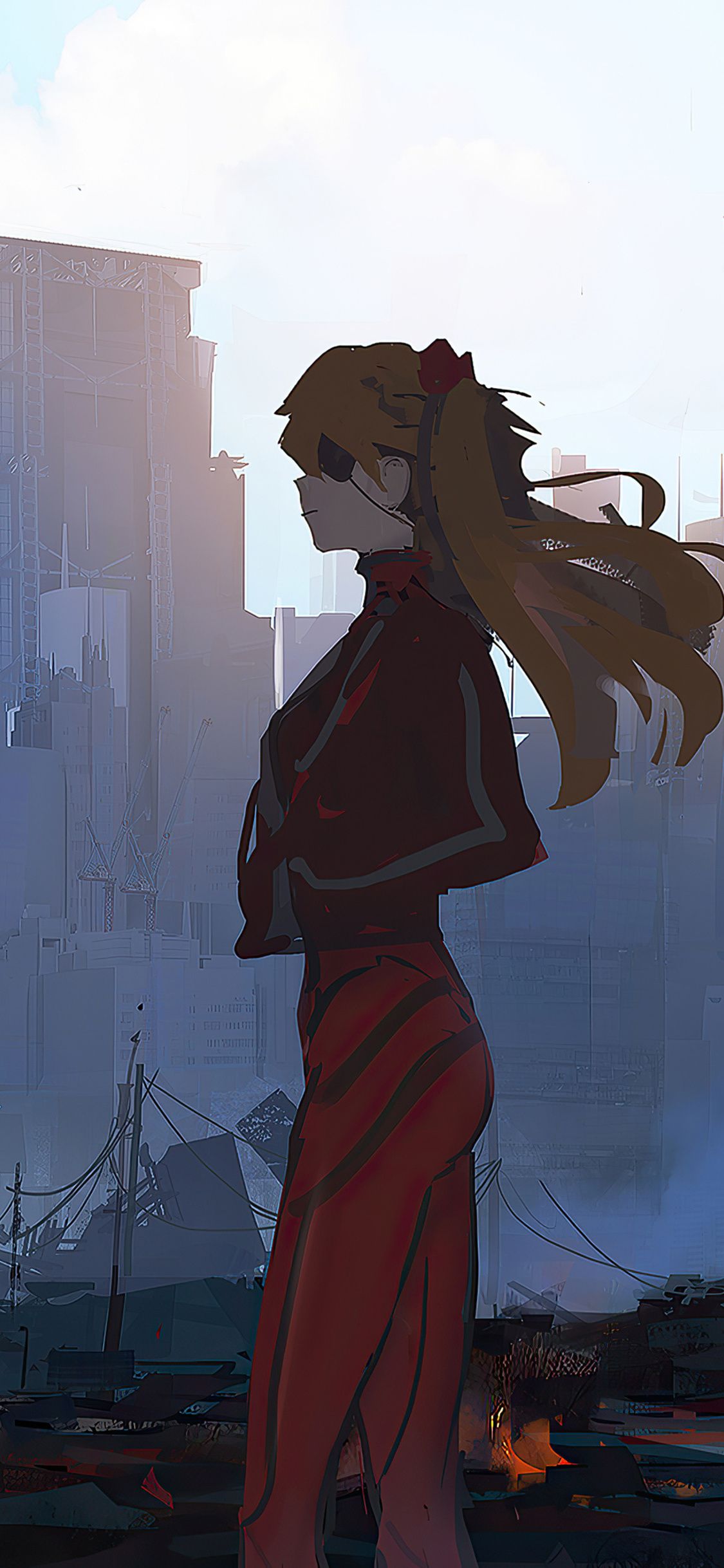 Asuka Langley Soryu Gods wallpaper