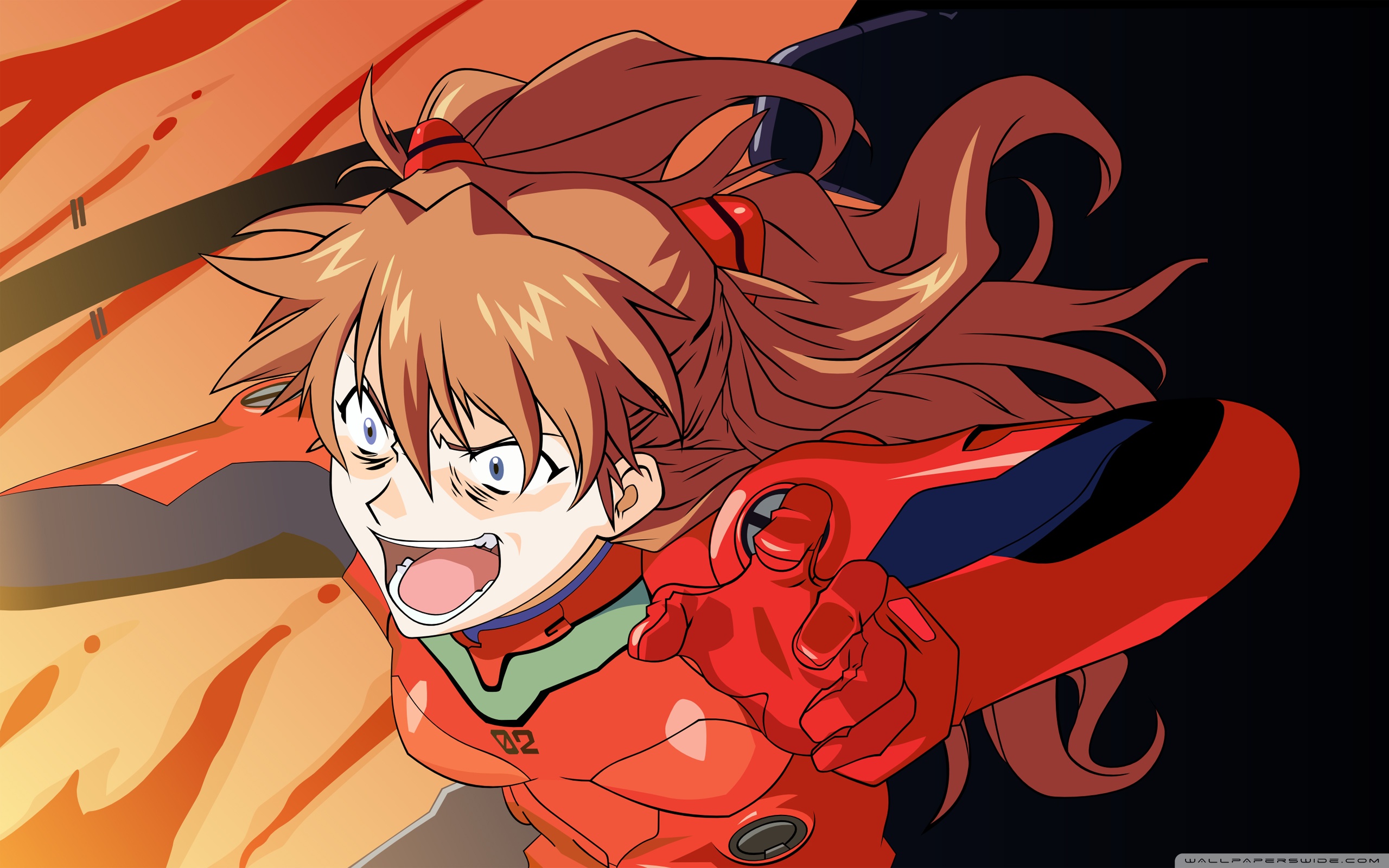 Asuka Langley Soryu, Neon Genesis Evangelion 4K UHD Wallpaper for UltraHD Desktop and TV, Smartphone and Tablet Devices