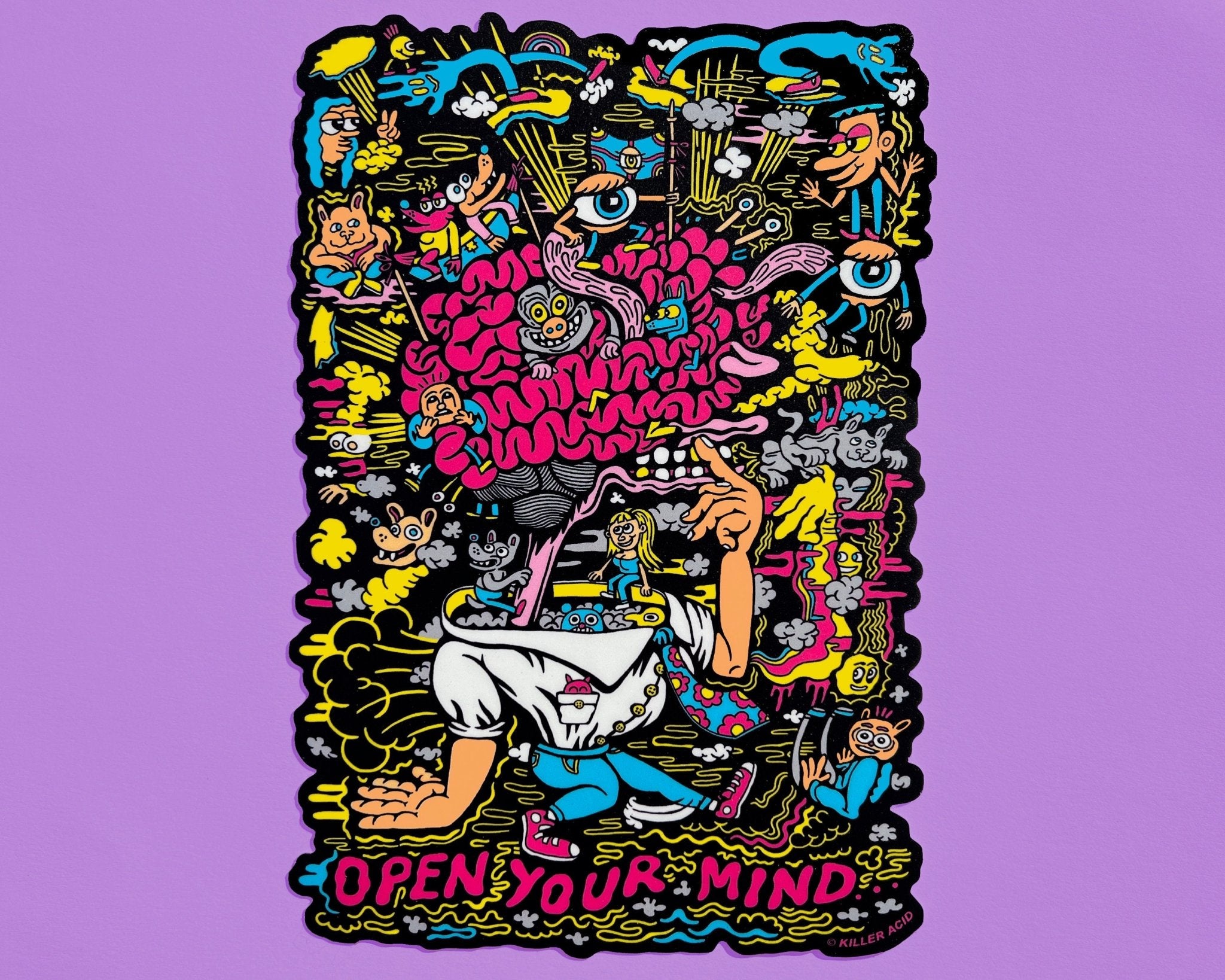 Open Your Mind XL Sticker