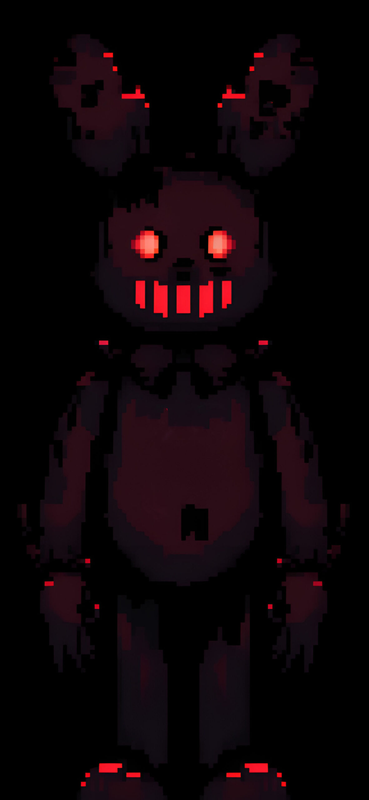 FNAF Horrifying Rabbit Pixel Wallpaper
