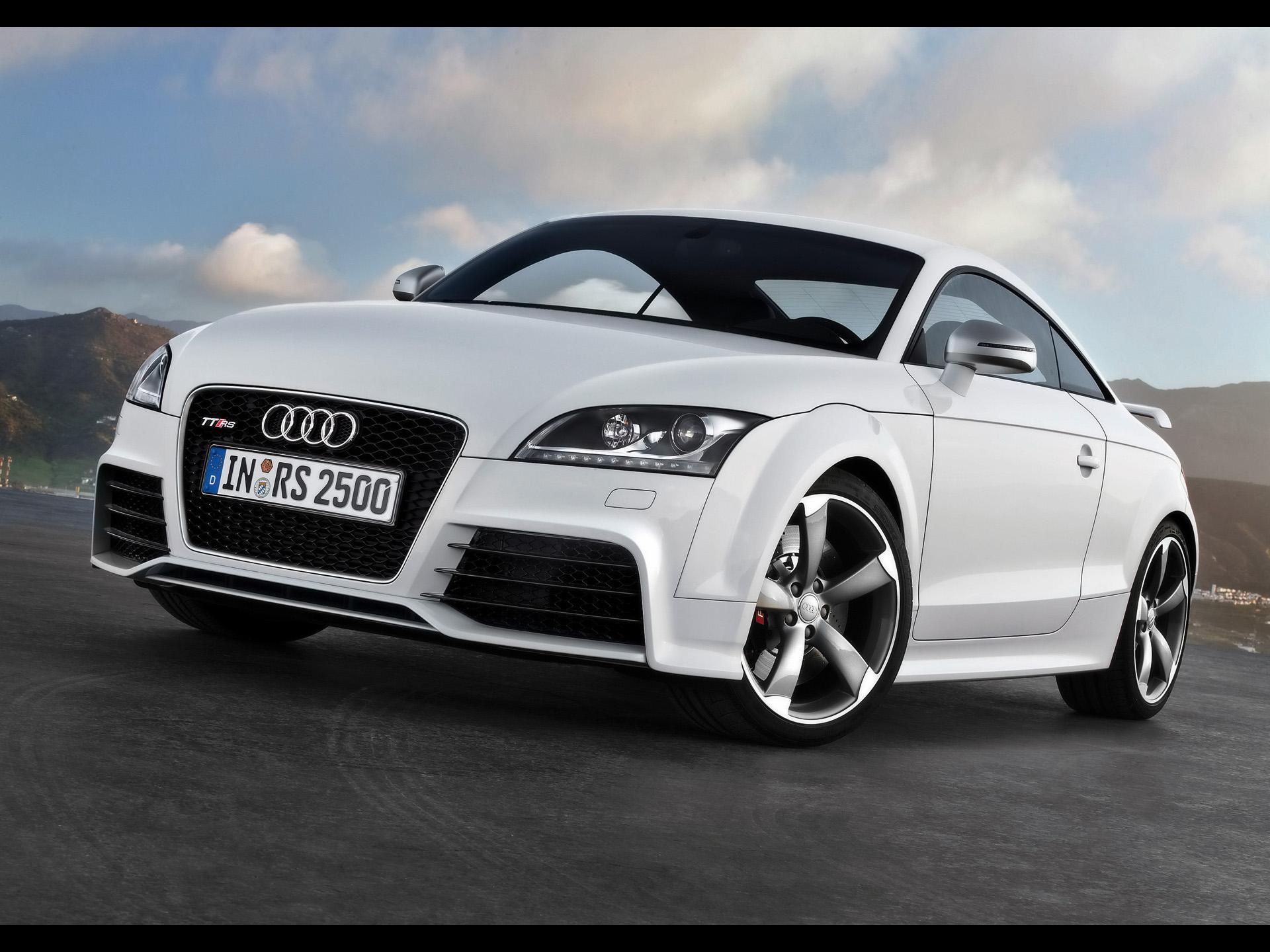 Audi TT RS front desktop PC and Mac wallpaper