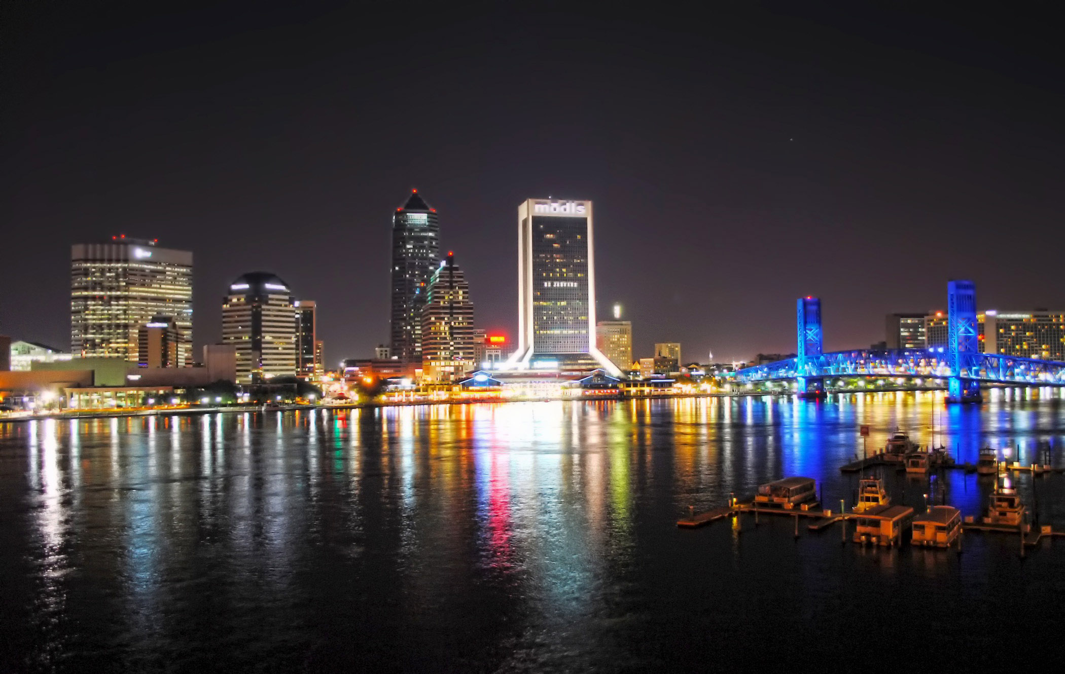 Jacksonville, Florida at night image