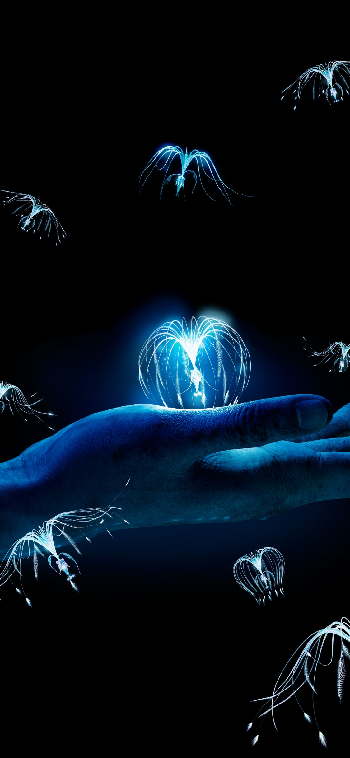 wallpaper 1125x2436 woodsprites, hand