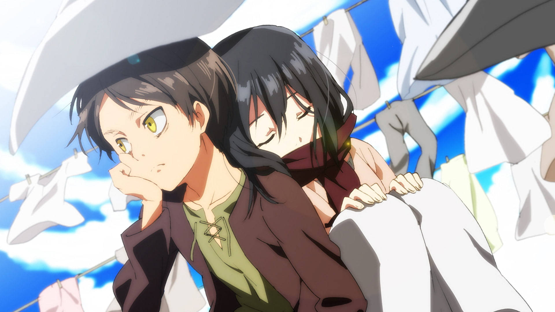 Download Eren Yeager As A Kid Wallpaper