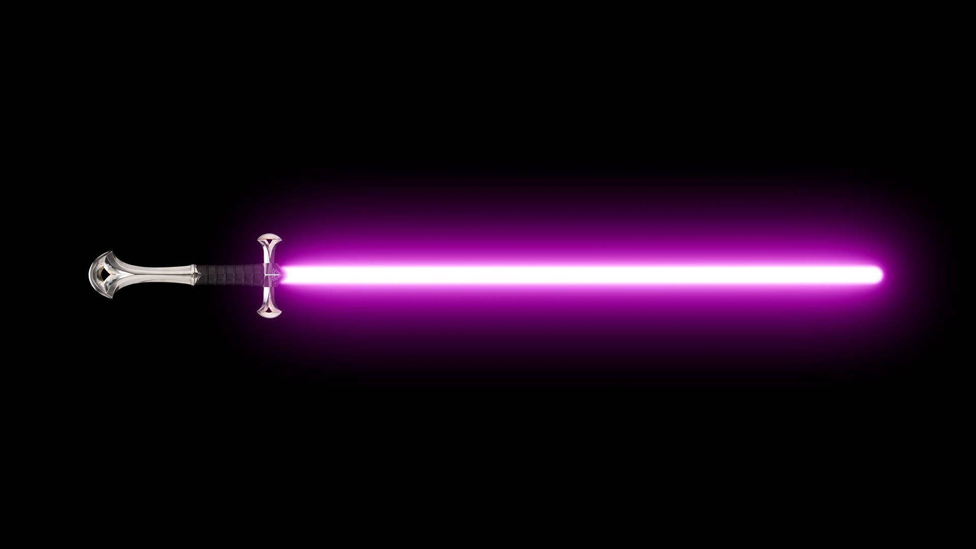 Purple Lightsaber Sword Wallpaper