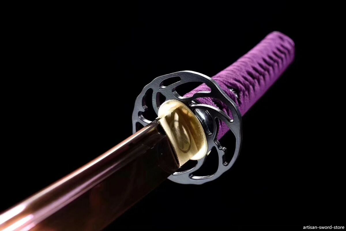 Hand Forged purple T1095 steel blade