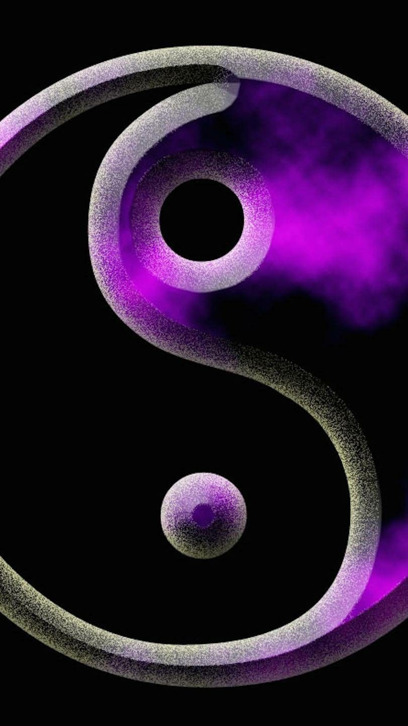 Purple yin yang. Yin yang, Yin, Purple