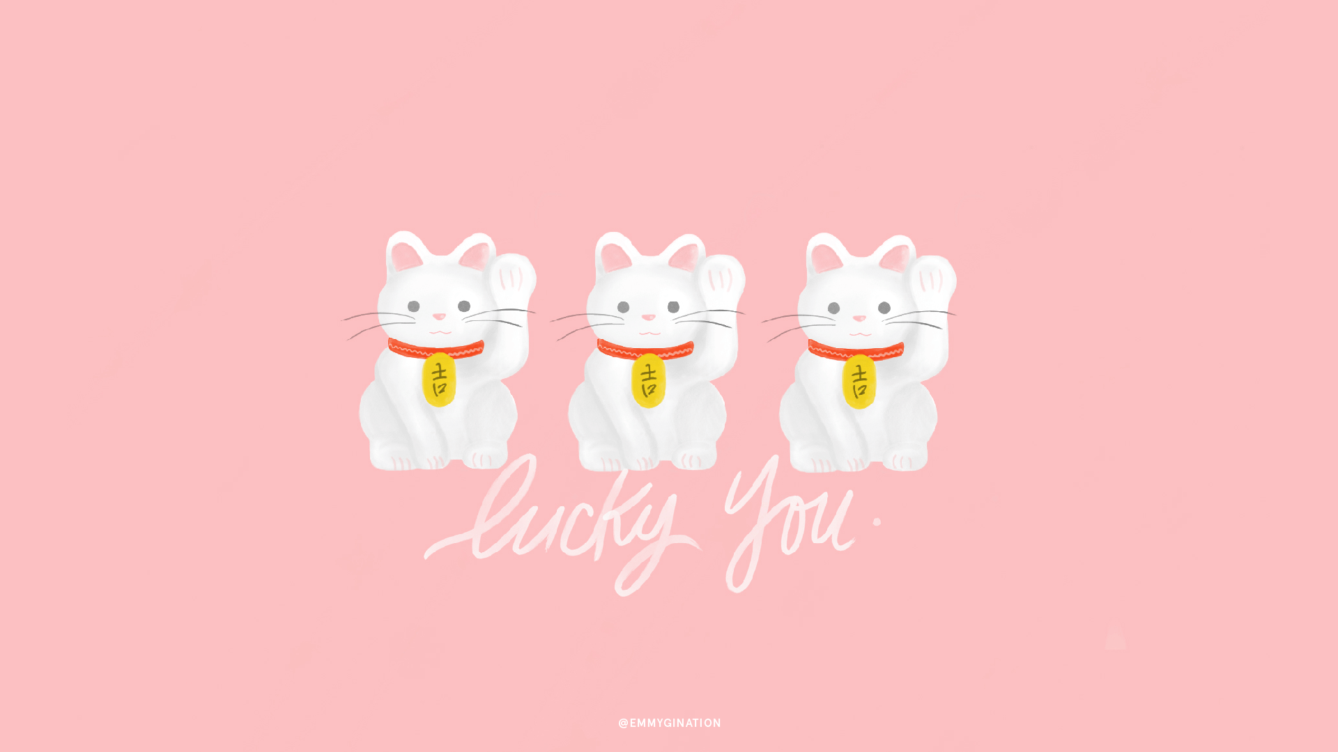Lucky Cat Wallpaper Emmy de León