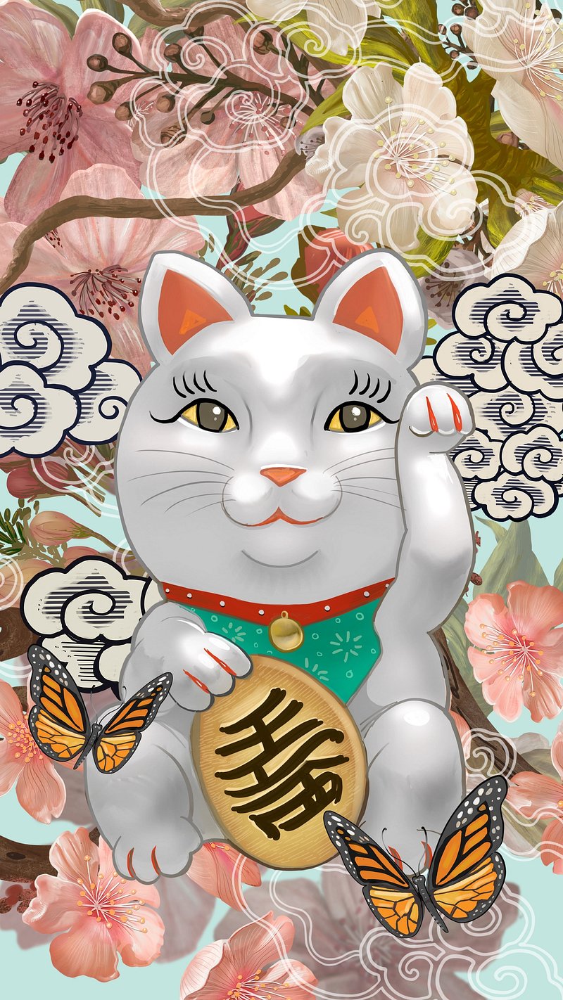 Fortune Cat Wallpapers - Wallpaper Cave