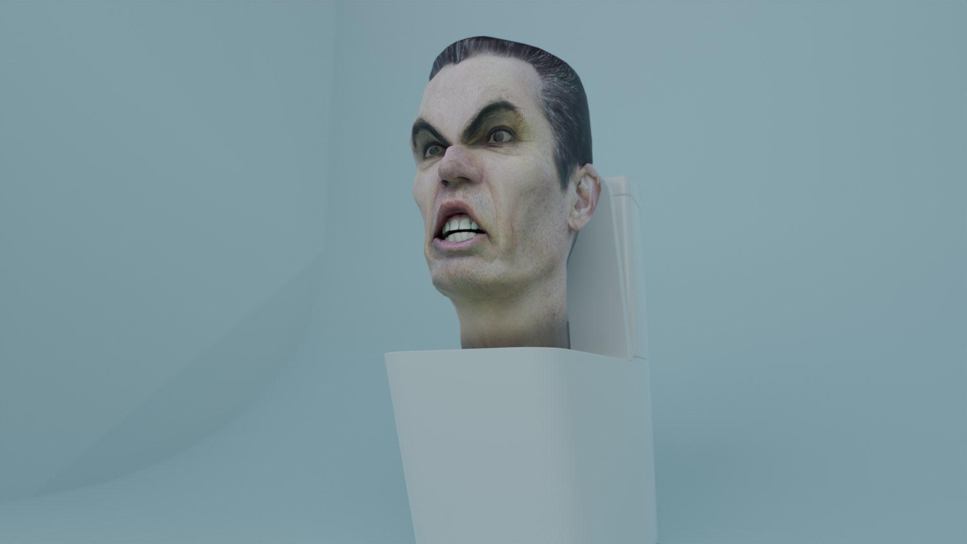 3D Skibidi Toilet Boss Toilet