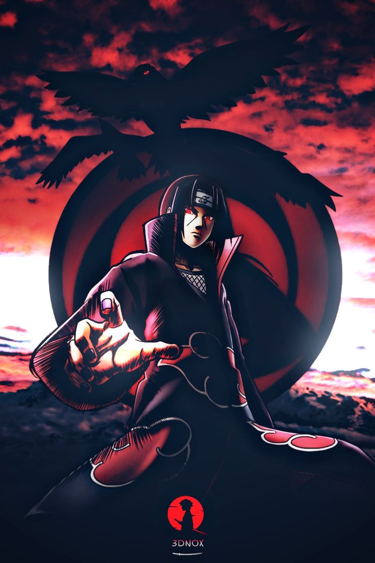 Itachi Uchiha wallpaper edited on instagram