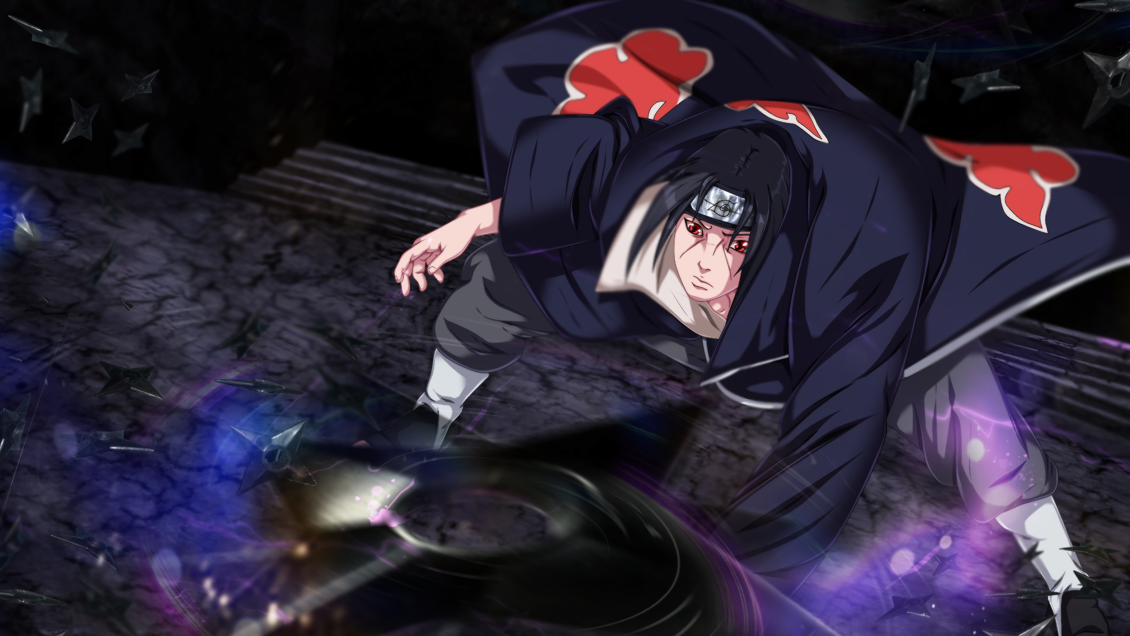 Itachi Uchiha Akatsuki 4K Wallpaper