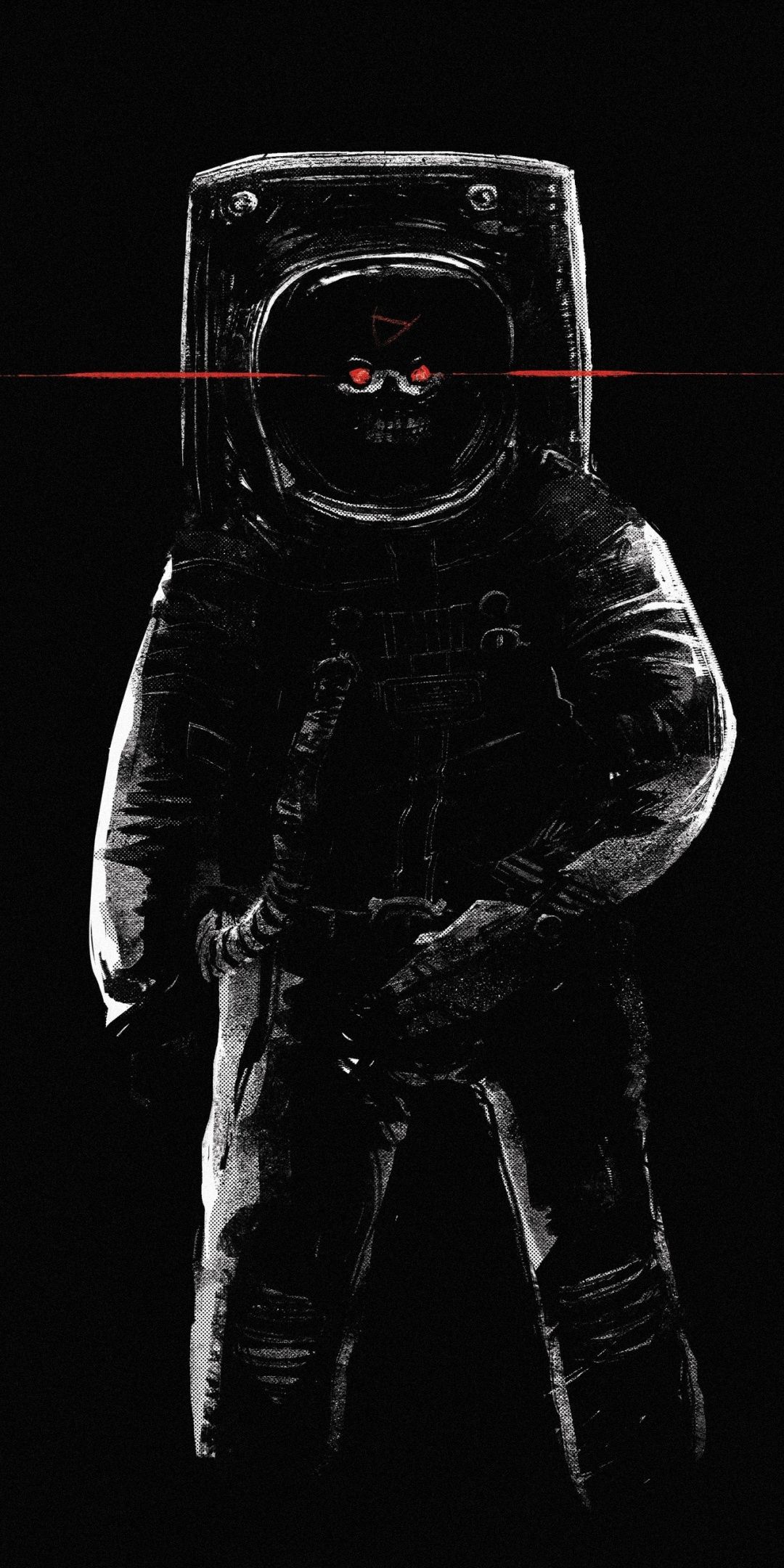Astronaut wallpaper, Skull wallpaper