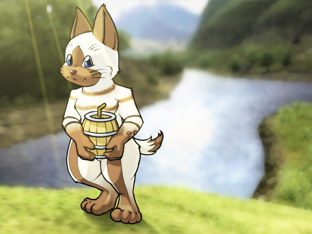 Felyne wallpaper by AoNekoAmaru - Fur