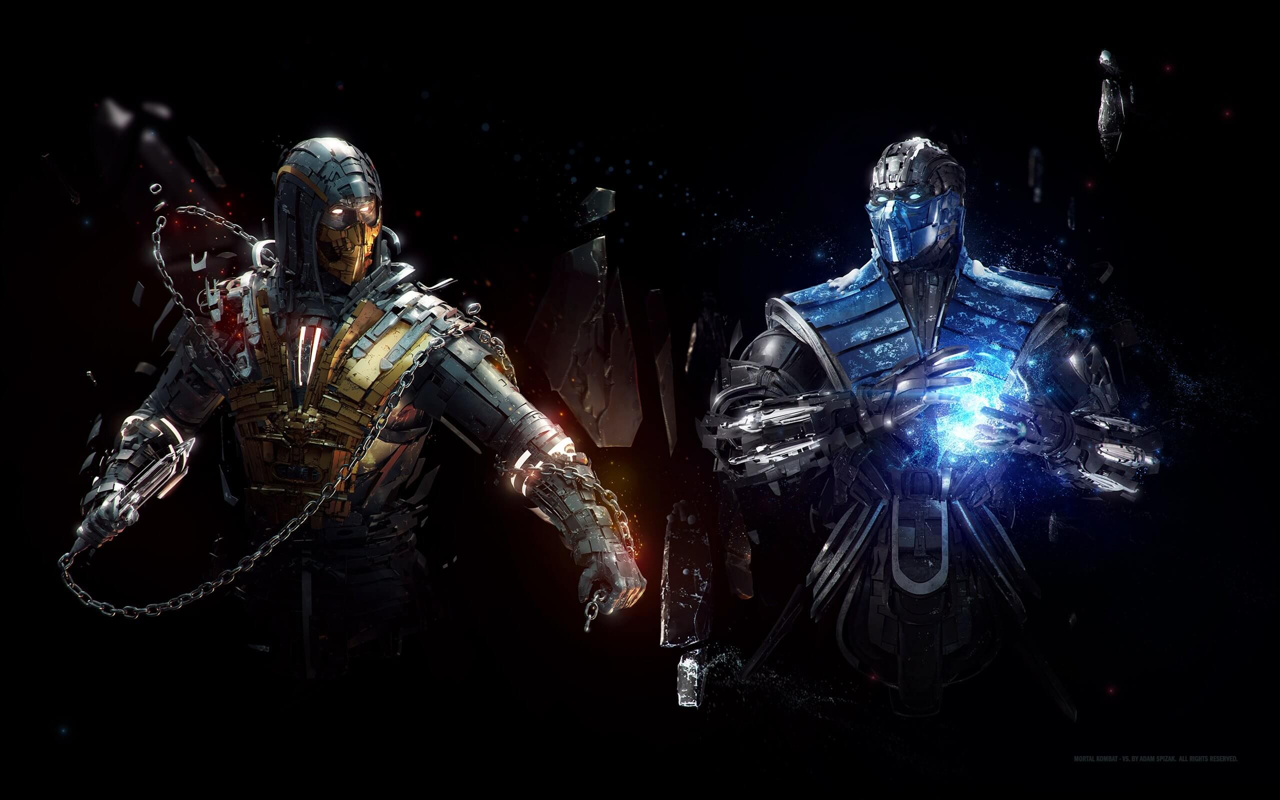 Sub Zero Vs Scorpion Mortal Kombat 4K