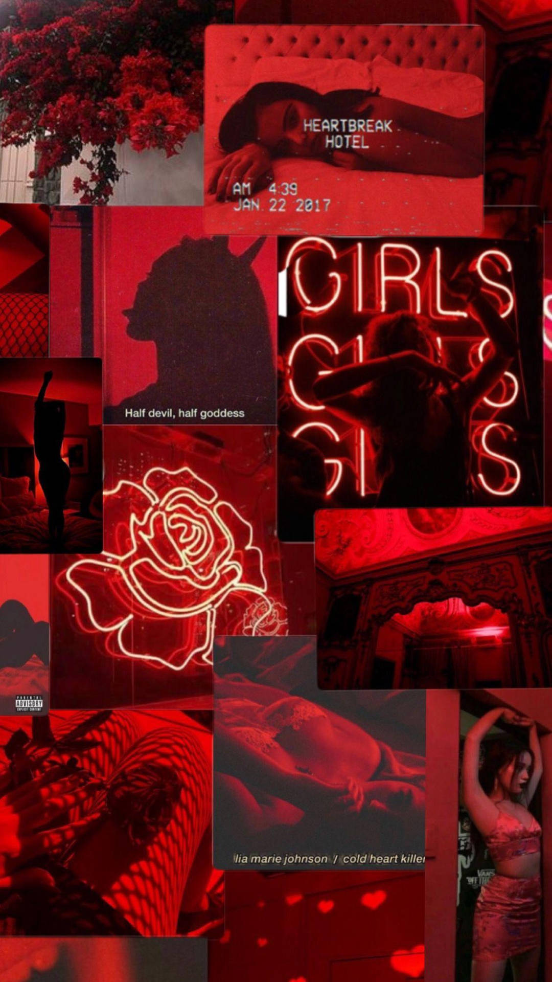 Download Bad Girl Neon Red