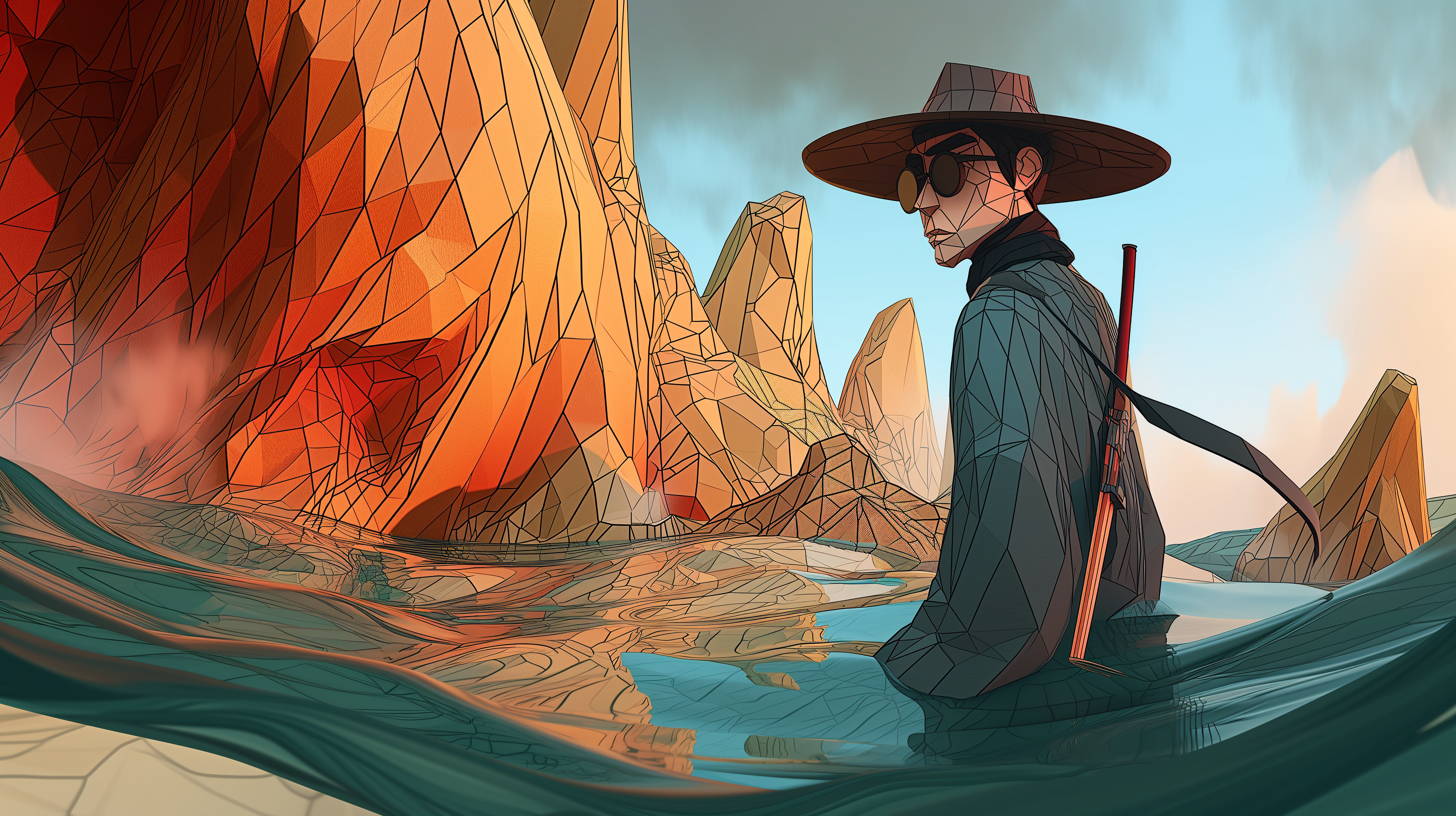 Blue Eye Samurai 4k Ultra HD Wallpaper