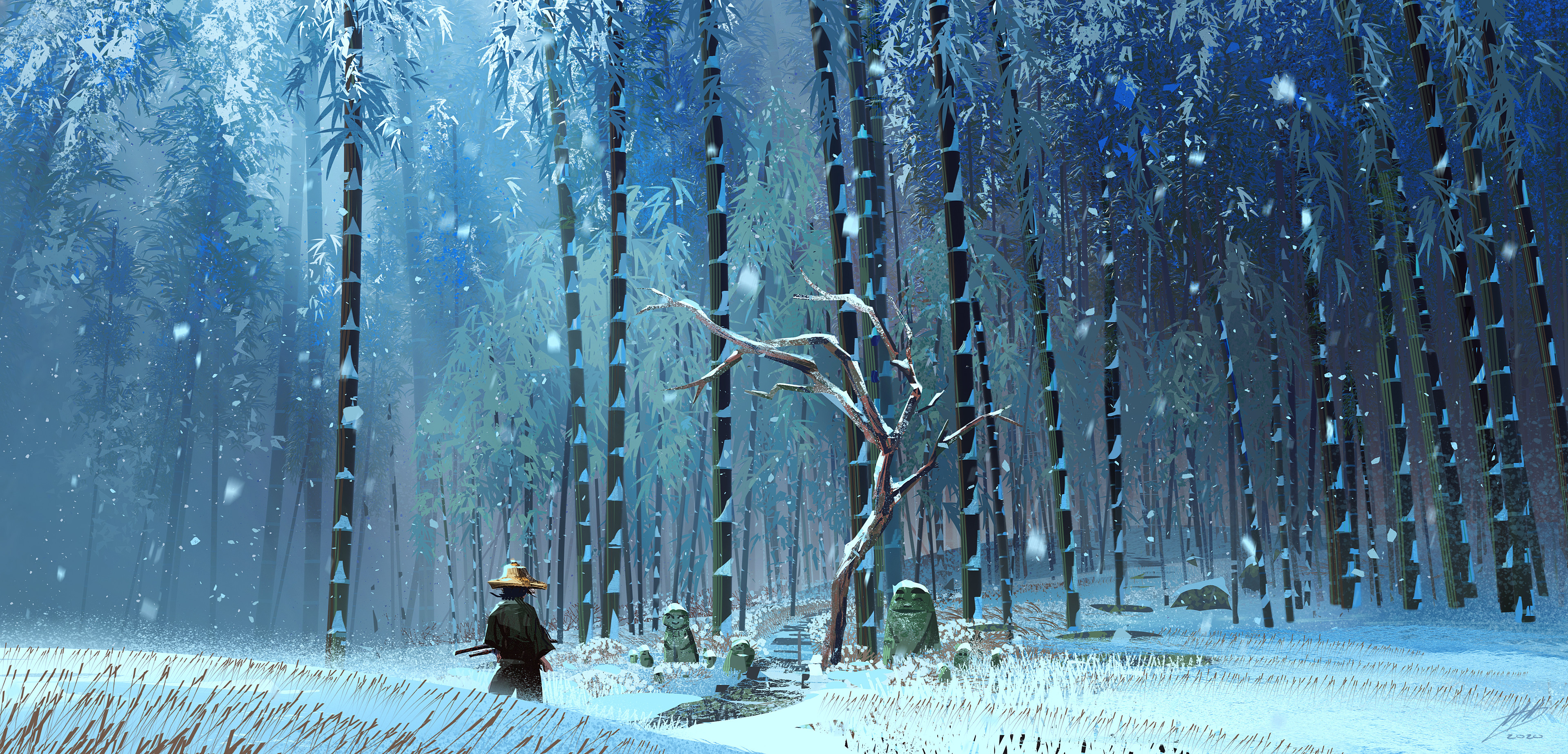 Mike McCain Art Eye Samurai