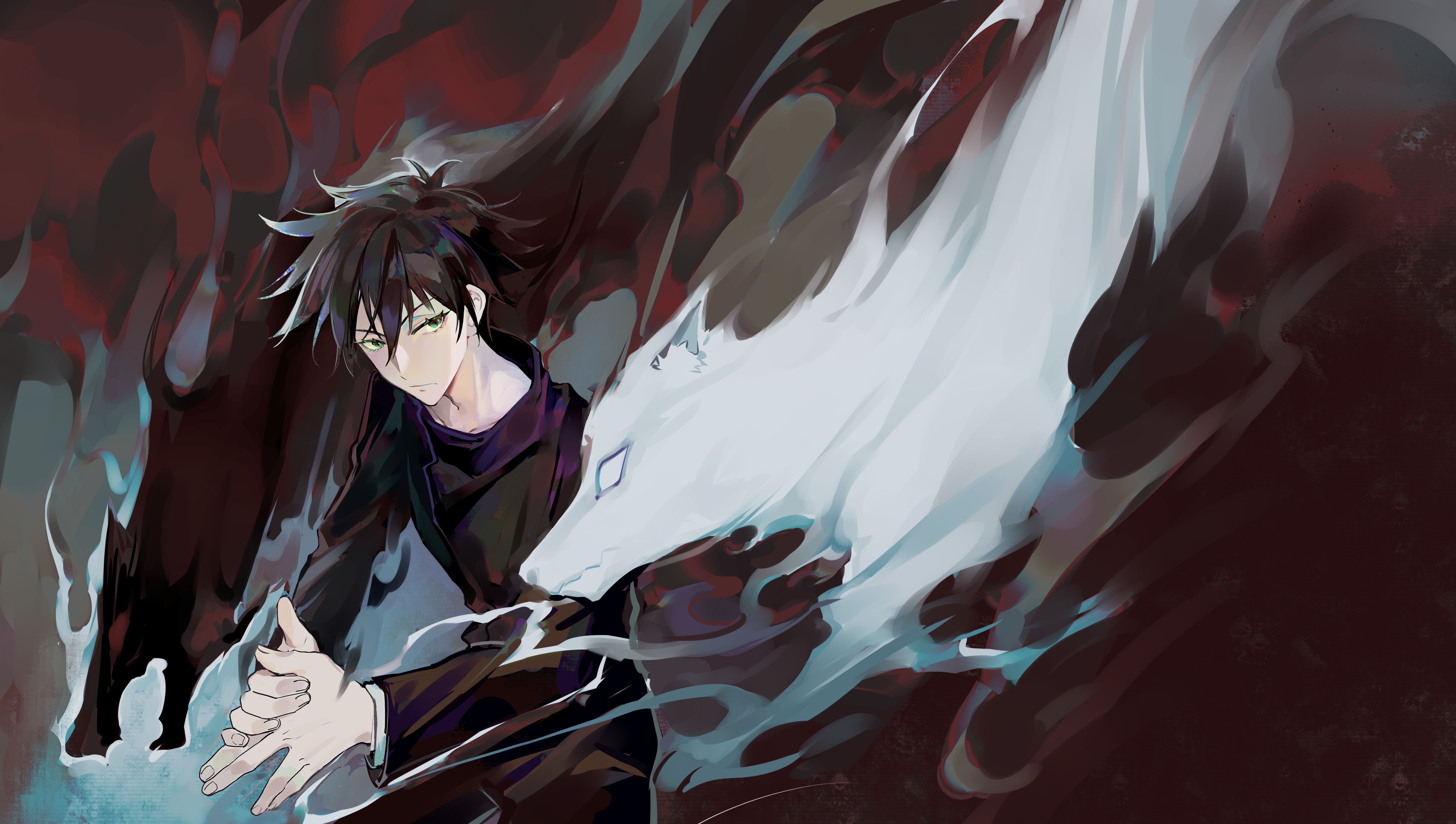 Download Megumi Fushiguro Anime Jujutsu Kaisen 4k Ultra HD Wallpaper by 言葉