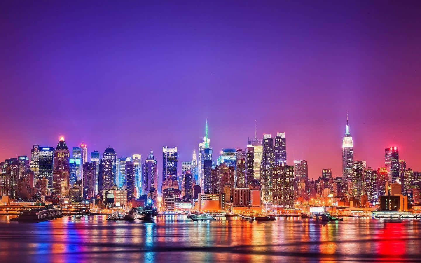 Download Skyline Of New York City Desktop Wallpaper