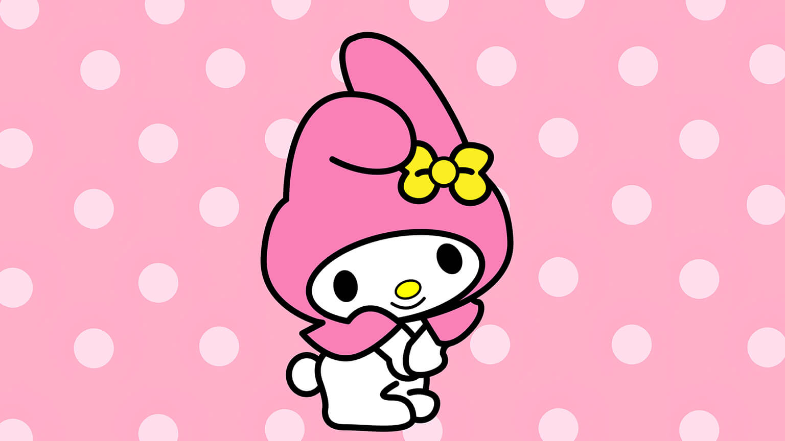 Sanrio My Melody Pink Desktop Wallpaper