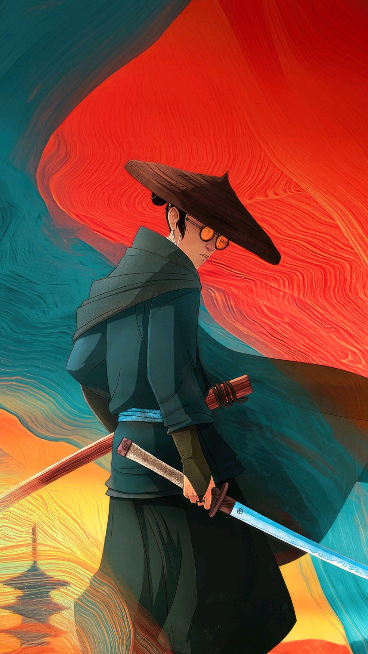 netflix blue eye samurai wallpaper