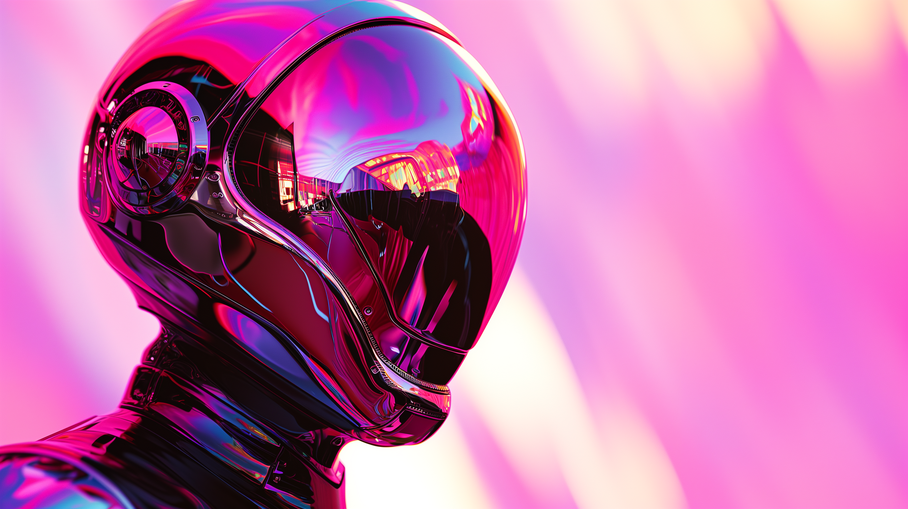 Pink Aesthetic Astronaut Desktop
