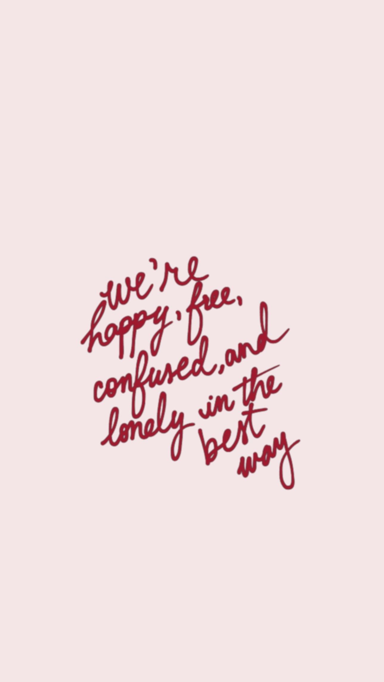 Taylor Swift Lyrics Wallpaper