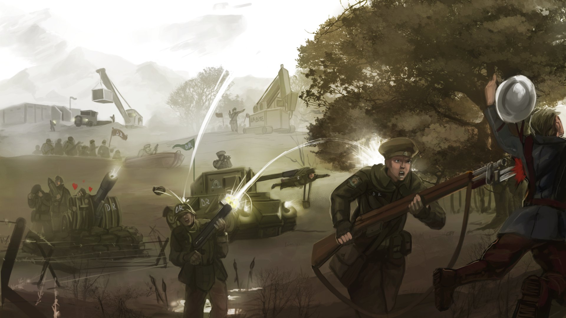 By Morrighan #foxhole #fanart