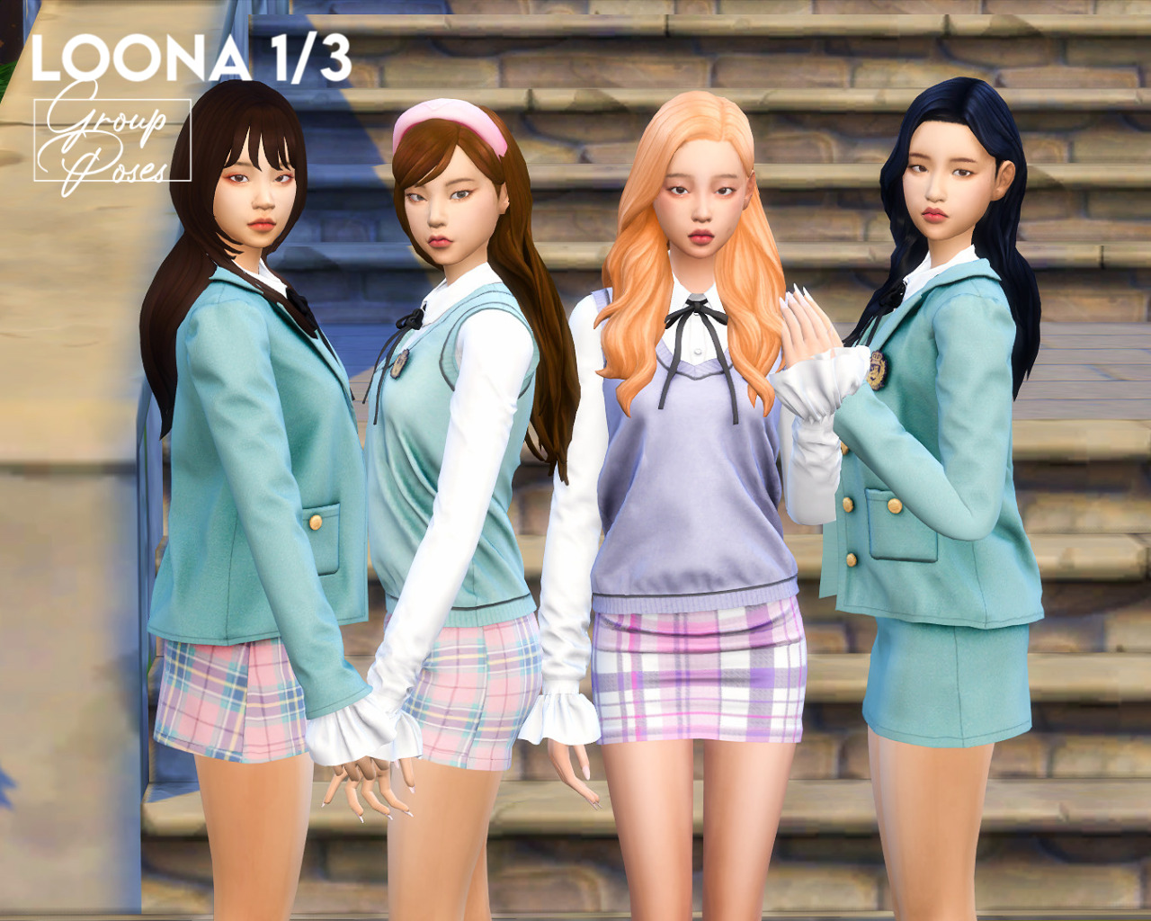 Xiuminuwu, LOONA 1 3 Group Poses