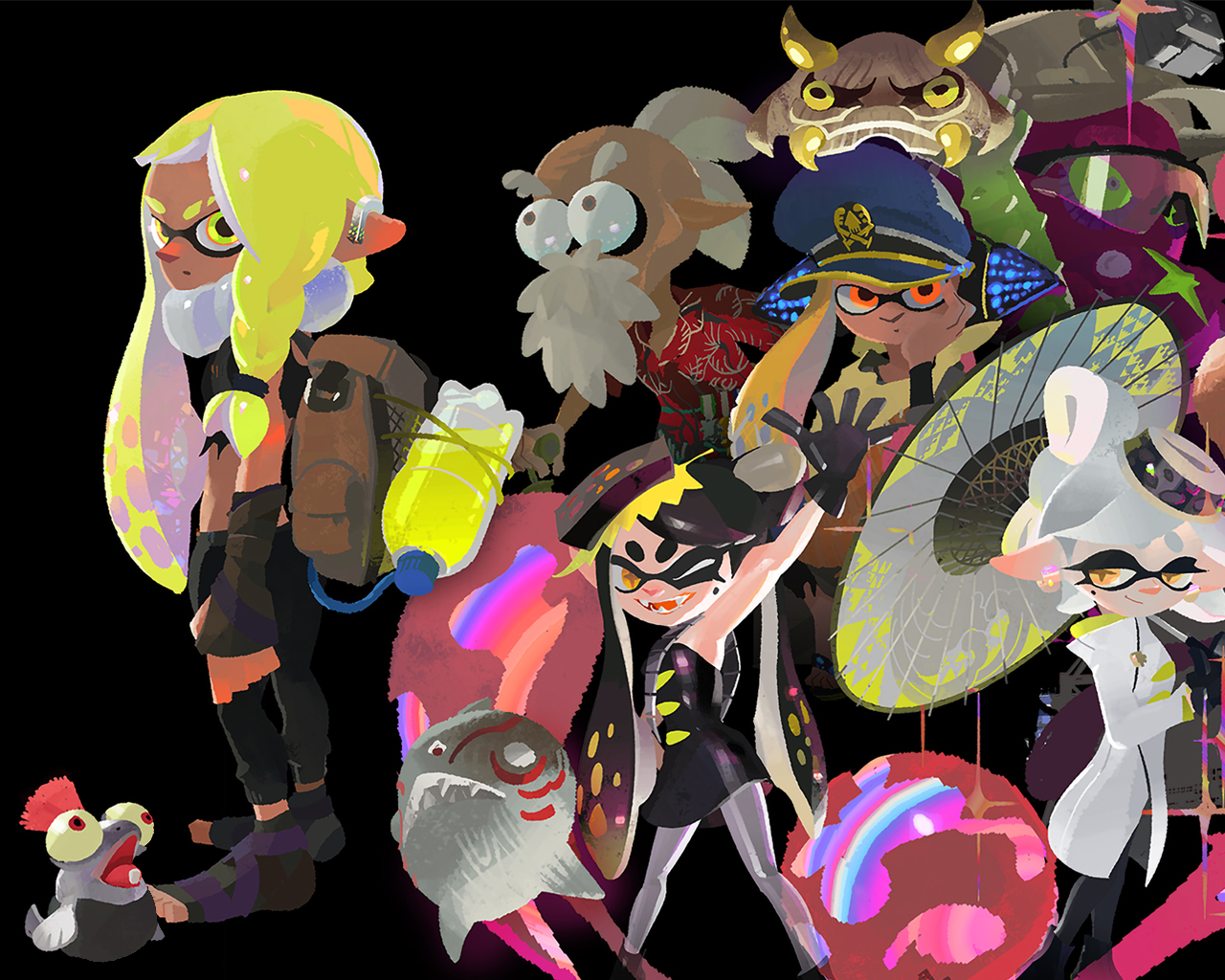 Splatoon 3 Artwork Wallpaper