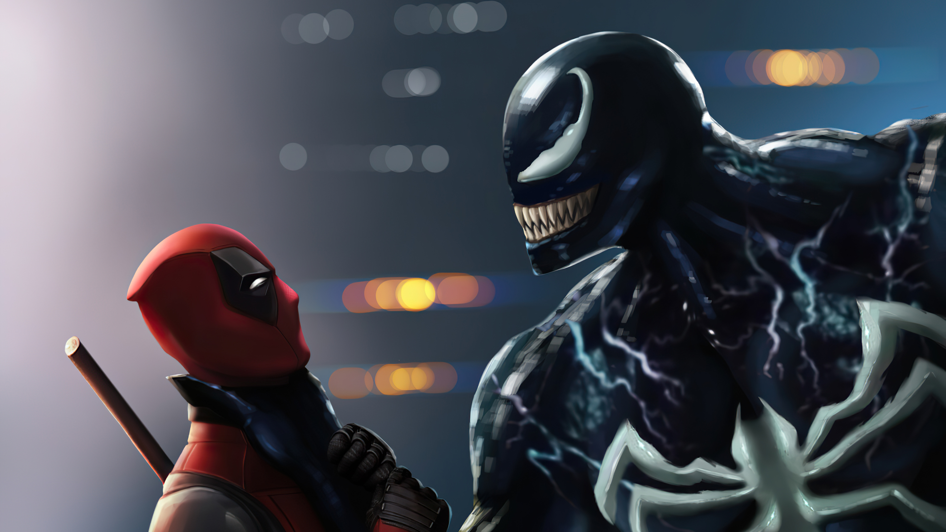 Deadpool Venom 4k Laptop Full