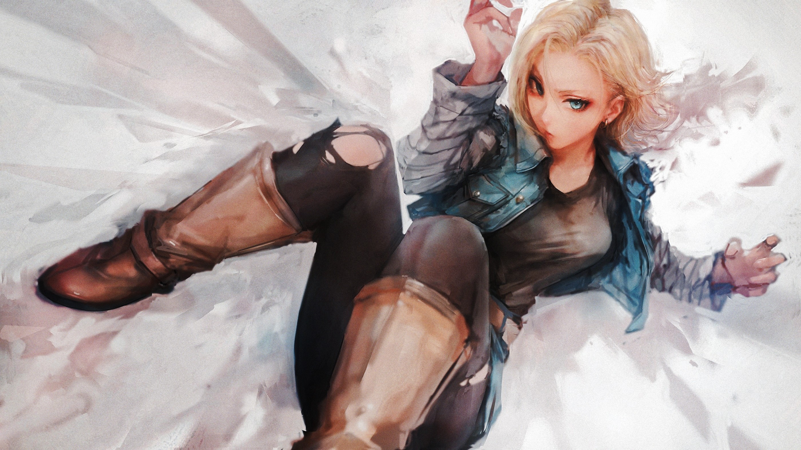 wallpaper: Android 18 Dragon Ball