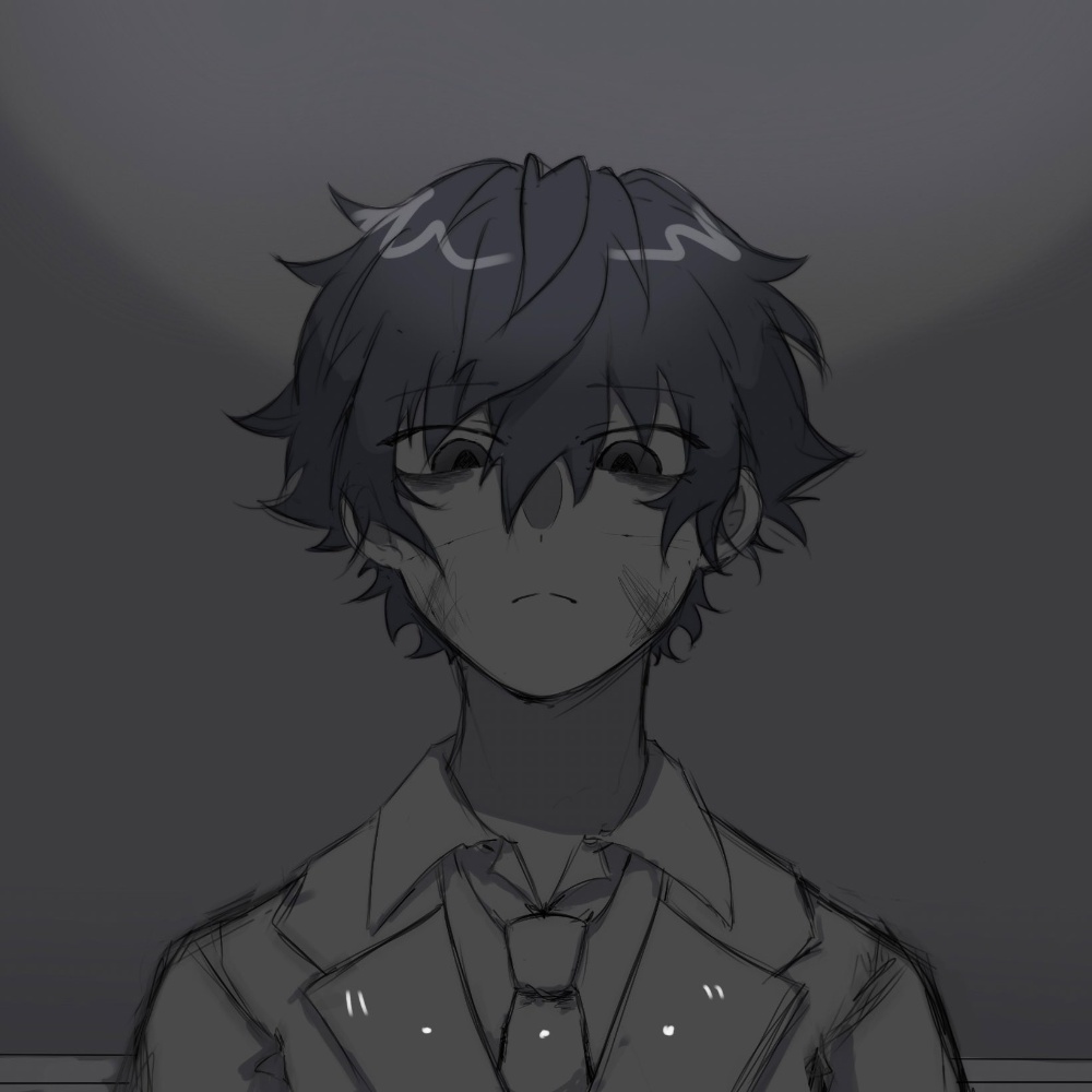 Dark Black Profile Picture For Boys