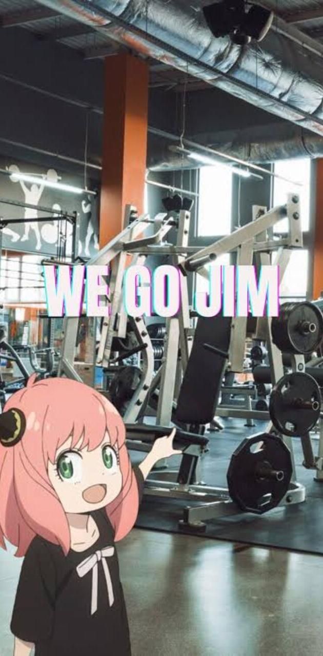 Anya go gym wallpaper